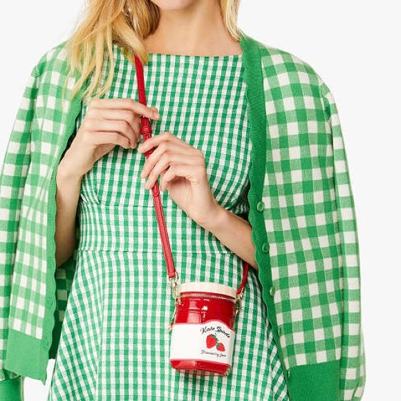kate spade NWT! Strawberry Dreams 3D Jam Crossbody - Picture 4 of 10